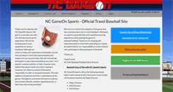 Desktop Screenshot of ncgameonsports.com