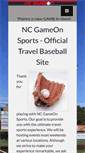 Mobile Screenshot of ncgameonsports.com